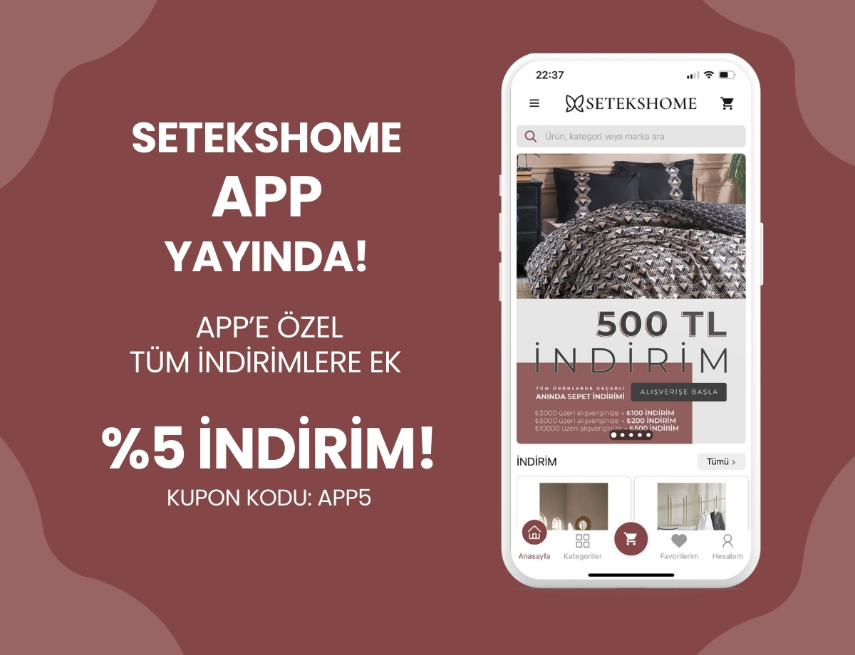 APP'E ÖZEL %5 İNDİRİM!